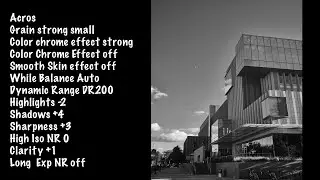 Finally finished my Black and White Fujifilm sim for my X100vi!  Let me know what you think of it!
