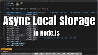 Async Local Storage in Node.js