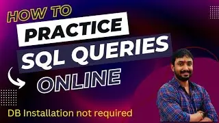 How to Practice SQL Queries Online | SQL Tutorial for Beginners in Hindi