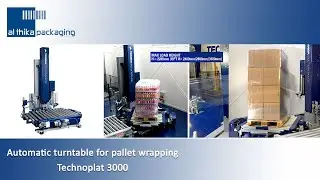 Robopac Technoplat 3000 automatic pallet wrapping machine