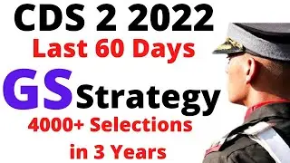 CDS 2 2022 Last 60 Days Strategy | GS GK  OTA IMA | Gov Exam Funda |