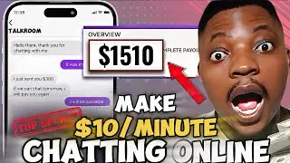 Get Paid $10/MINUTE Chatting Online with Your Smartphone Daily in 2024 (Make Money Online)