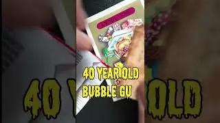 Opening 40 Year Old Garbage Pail Stickers & Gum!