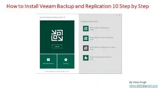 How to Install Veeam Backup and Replication 10 Step by Step