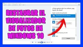 🥇 Cómo restaurar el Visualizador de Fotos clásico en Windows 10 ⭐