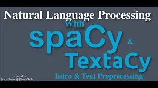 TextaCy Python Tutorial - Intro and  Text Preprocessing