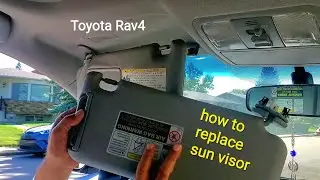 How To Replace Sun Visor | Toyota Rav4 2007