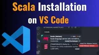 How to Install Scala with VS Code on Windows 10/ 11 | Kerim Academy