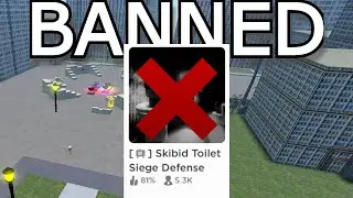 Skibid Toilet Siege Defense got BANNED || RIP STSD