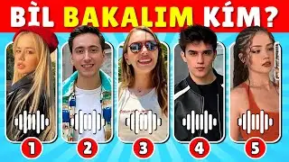 Ses TANIMA Oyunu 🤔🎤 YouTuber’ların Sesini TAHMİN ET! 🔥🔊 Bil Bakalım Kim?