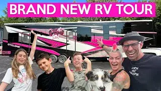 FULL RV TOUR- Full-time family of 5 gets HUGE UPGRADE!