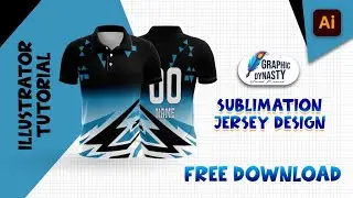 Sublimation Jersey Design | Adobe Illustrator | Tutorial | Sublimation Printing