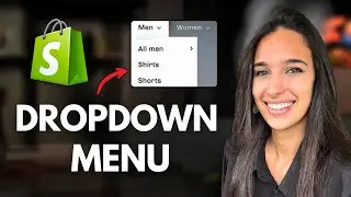 How To Create a Drop-Down Menu - Shopify Tutorial for Beginners