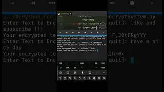 Now you can send encrypted message 🔥 #python #pythonproject