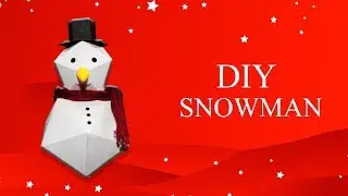 How to make Paper Snowman (DIY) - Origami