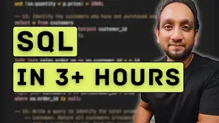 Learn Basic SQL in 3.5 hrs | Complete SQL Beginner Course