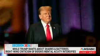 Trump crumbling brain hits MSNBC, goes mainstream