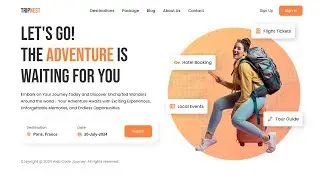 How To Build Landing Page Using HTML CSS And JavaScript