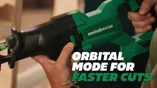 18V MultiVolt™ Cordless Reciprocating Saw | Metabo HPT CR18DBQ4