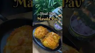 Street Style Masala Pav recipe #food  #shorts #weekend #recipe #shortsfeed #youtubeshorts