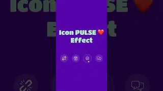 CSS Icon PULSE 💓 эффект 👈 #shorts #css #html #frontend #htmlcss #css3 #csshovereffect #html5 #web