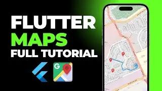 Flutter Maps using Open Street Maps - بالعربي