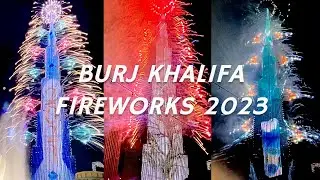 Burj Khalifa Fireworks 2023