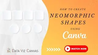 Neomorphic design in Canva