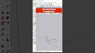 Join Lines/curves In single Click In SketchUp 