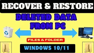 How to Recover Permanently Deleted Files from PC | Recover Deleted Data from PC | Windows 10/11