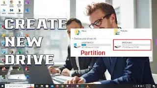 How to Create Partition in Windows 10 & Windows 11  Create New Drive 2023 | ESSBENMARK TECH