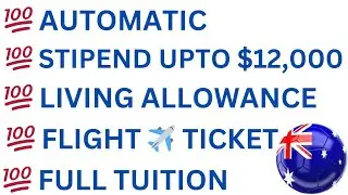 100% FULLY FUNDED SCHOLARSHIP IN AUSTRALIA FOR POSTGRADUATE, PGD, STUDENTS | MASTERS SCHOLARSHIP