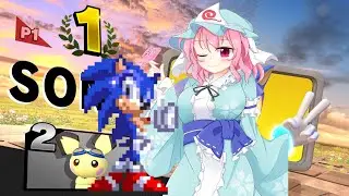 SUPER SMASH BROS CMC PLUS V9.0 DEMO SONIC & YUYUKO SAIGYOUJI KAWAII😊 VICTORY