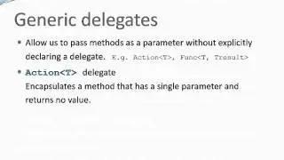 C# for Java programmers - Delegates