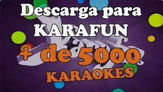 Descarga + de 1000 Karaokes para KaraFun Player [FORMATO .MID]