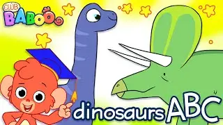 Club Baboo | Dinosaur ABC! A is for Ankylorsaurus! B is for ... | Learn Dinosaur names with Baboo