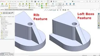 Ribs on Circular Edges in SolidWorks