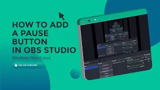 How to add a pause button in OBS Studio - 2023