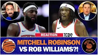 REACTION | Mitchell Robinson VS Robert Williams?! (h/t: NBA Today, ESPN)