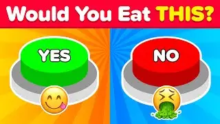 Choose One Button! 😱 YES or NO Challenge! Food Edition