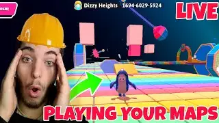 🔴 FALL GUYS LIVE | PLAYING VIEWERS MAPS LIVE | FALL GUYS LIVE CUSTOMS WITH VIEWERS