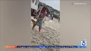 Laguna Beach woman lashes out at beachgoers in viral video