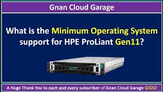 What is the Minimum Operating System support for HPE ProLiant Gen11?