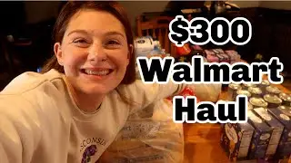 OCTOBER ONCE-A-MONTH WALMART HAUL | BUDGET GROCERY HAULS