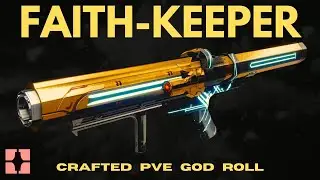 FAITH-KEEPER: PVE God Roll - Crafting Guide - New Void Rocket Launcher - Destiny 2