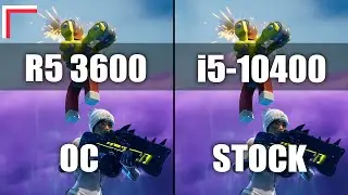 AMD Ryzen 5 3600 OC vs Intel Core i5-10400 Stock — Test in 8 Games! [1080p, 1440p]