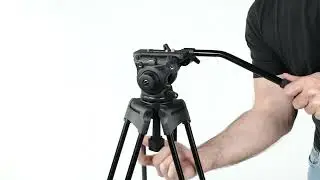 SHAPE 75MM BOWL FLUID HEAD 3 STAGE VIDEO TRIPOD AND BAG