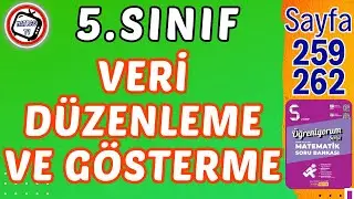 Veri Düzenleme ve Gösterme, Matsev Öğreniyorum Serisi, Sayfa 259-262