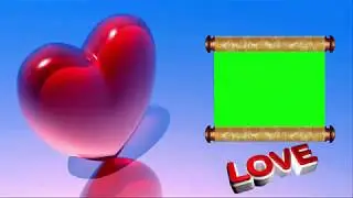 Wedding Frame Green Screen Chroma Key - Copyright FREE Video (EP 7) 