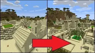 Let's Transform a Minecraft Desert Village!